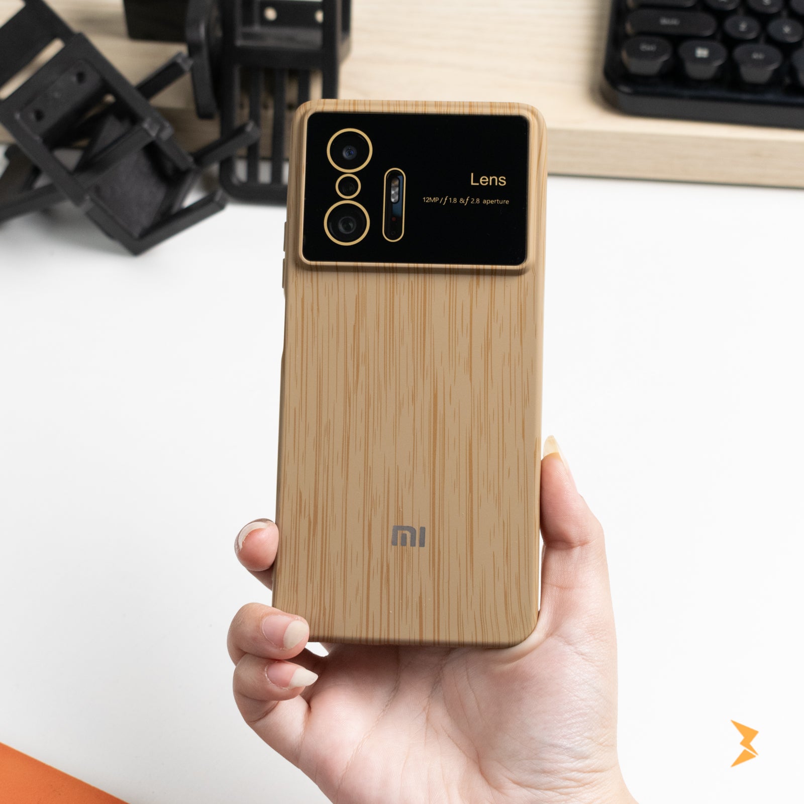 Wooden Silicone Case Xiaomi Mi 11 T / Pro