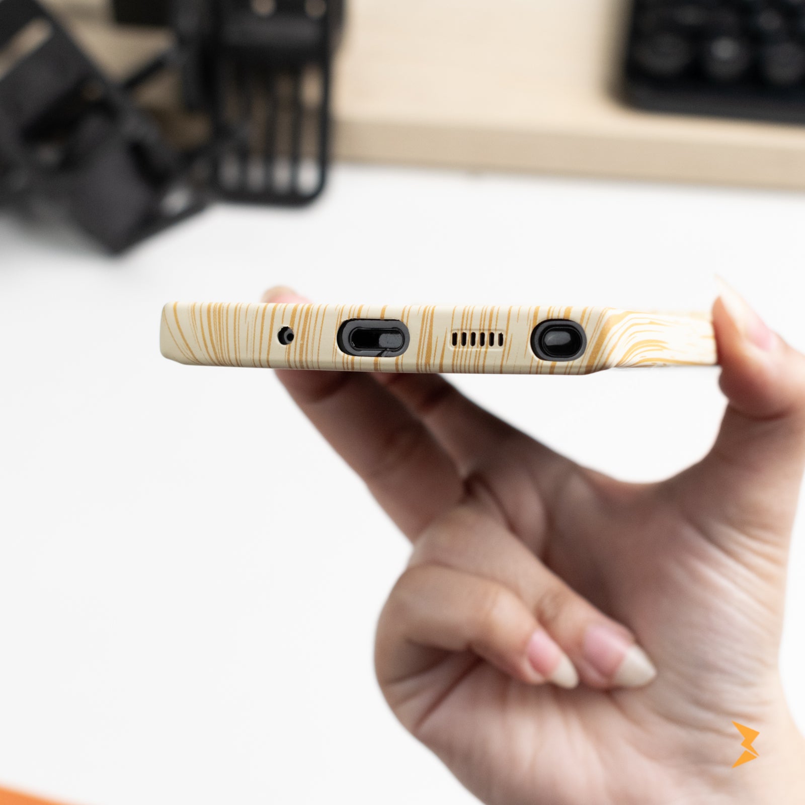 Wooden Silicone Case Oppo Reno 6 5G