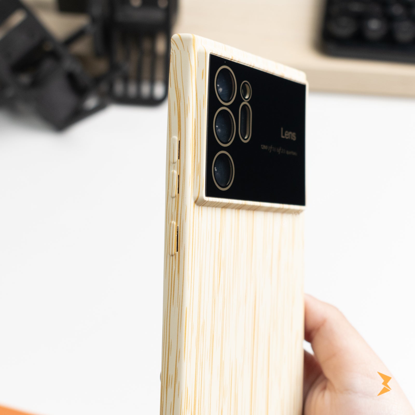 Wooden Silicone Case Oppo Reno 6 5G