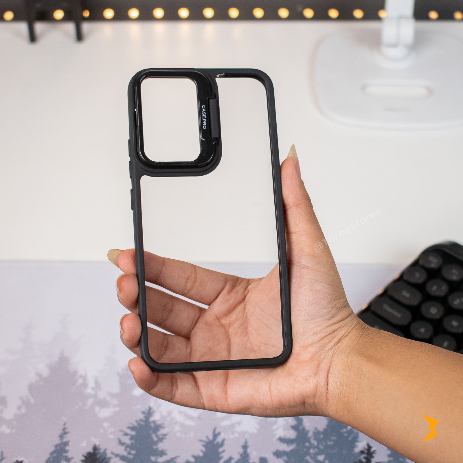 Clear Camera Stand Case Samsung A35