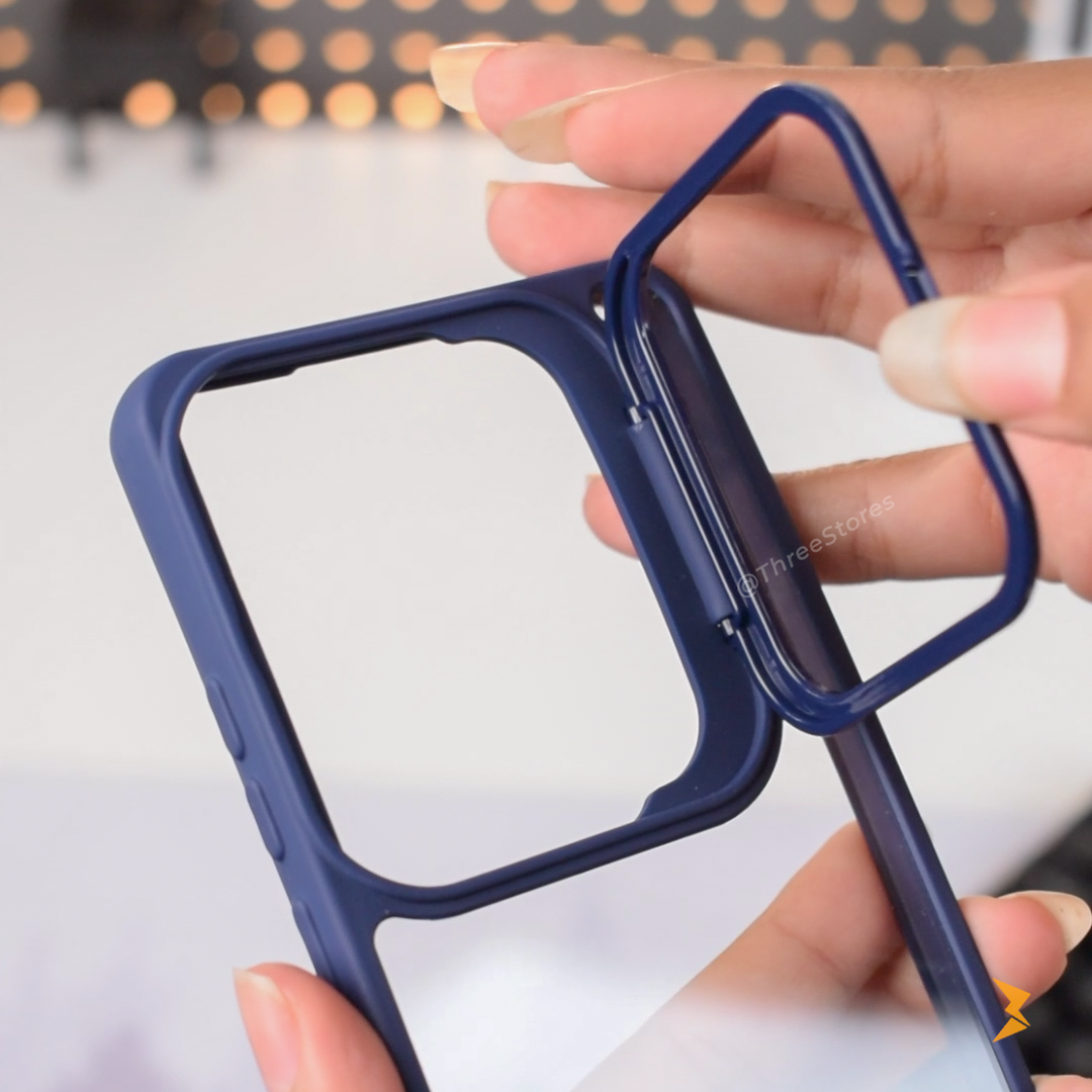 Clear Camera Stand Case Oppo Reno 11F