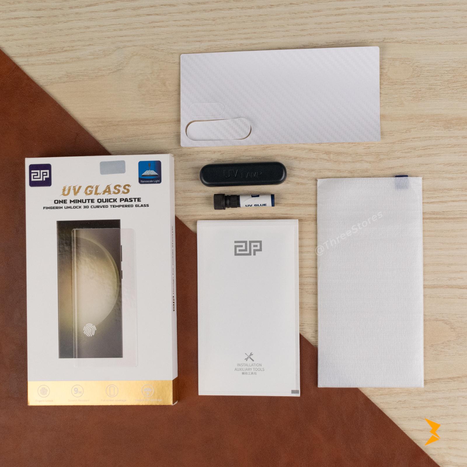 2P UV Glass Screen Protector Samsung S24 Ultra