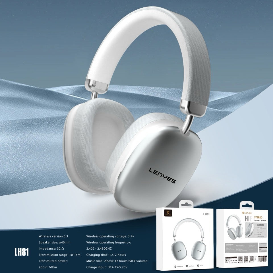 Lenyes Bluetooth 5.3 HiFi 25H Wireless Headphones LH81