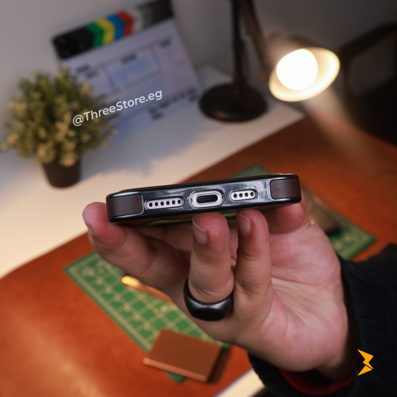 NJOYNY All-Round Leather Magsafe Case iPhone 16 Pro Max