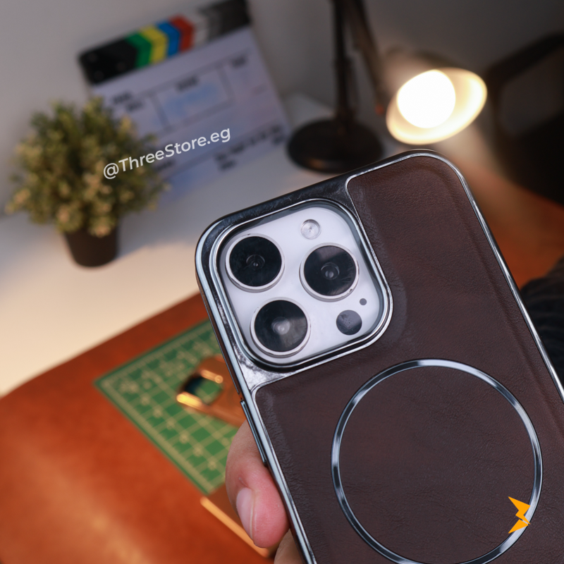 NJOYNY All-Round Leather Magsafe Case iPhone 16 Pro Max