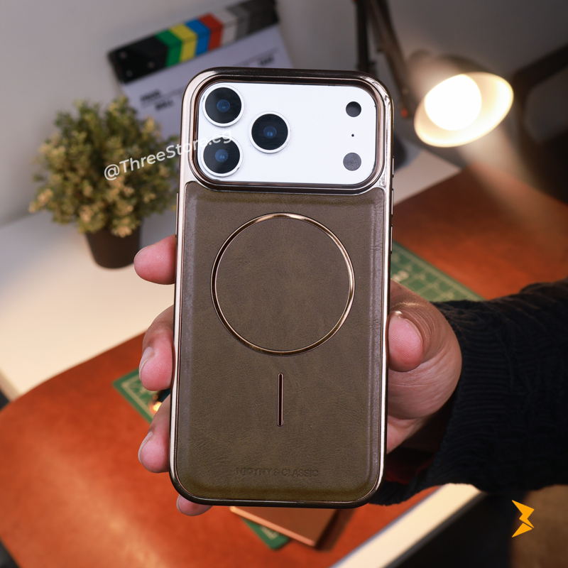 NJOYNY All-Round Leather Magsafe Case iPhone 17 Pro Max