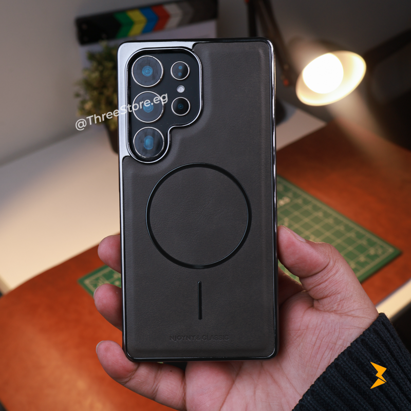 NJOYNY All-Round Leather Magsafe Case Samsung S25 Ultra