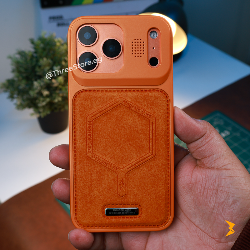 Stain Leather Magsafe Case iPhone 17 Pro Max