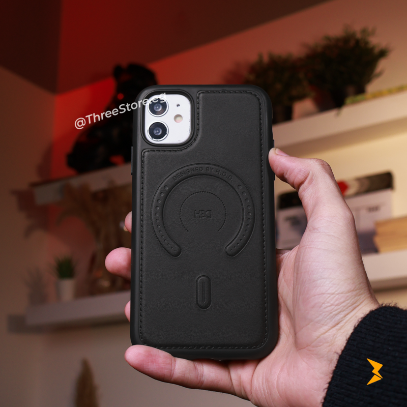 HDD Leather Dots Magsafe Case iPhone 11