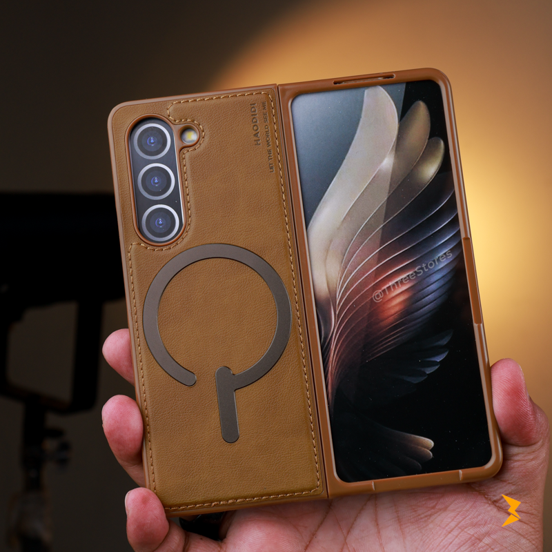 HDD Durable Leather Magsafe Case Samsung Z Fold 5