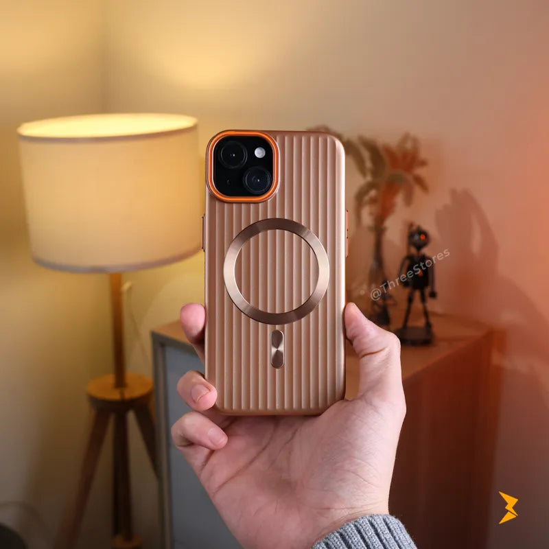 Geometric Stripes Magsafe Case iPhone 13/14/15