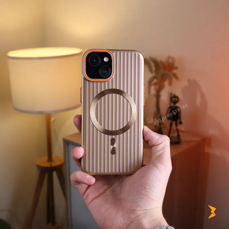 Geometric Stripes Magsafe Case iPhone 13/14/15