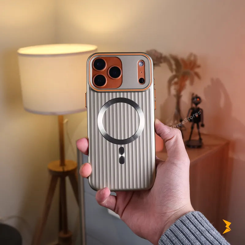 Geometric Stripes Magsafe Case iPhone 17 Pro Max