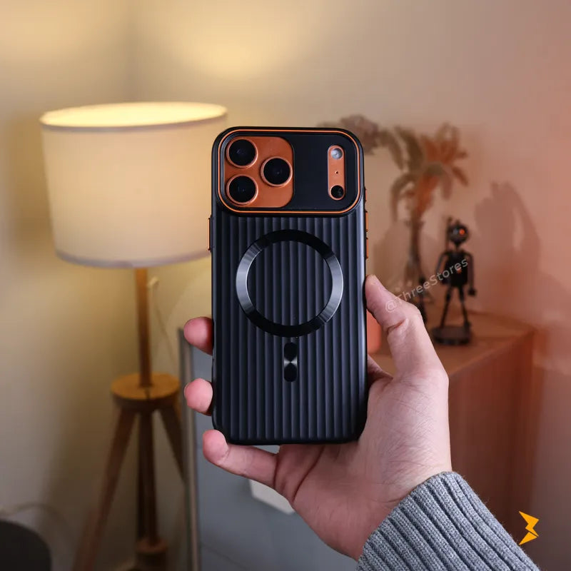 Geometric Stripes Magsafe Case iPhone 17 Pro Max