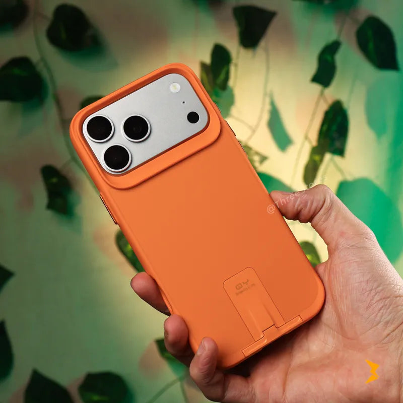 Qi Premium TPU Stand Case 17 Pro Max