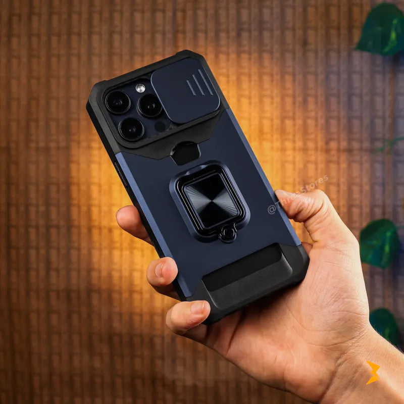 TrackGuard Camsheild With Holder Case iPhone 15 Pro