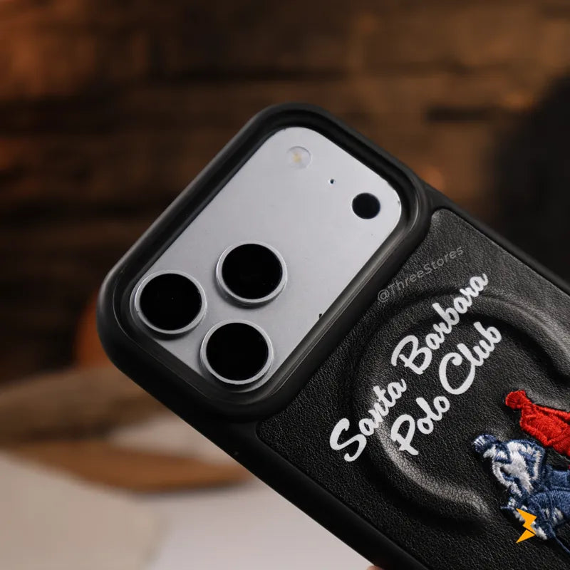 Santa Rawhide Leather Case iPhone 17 Pro Max