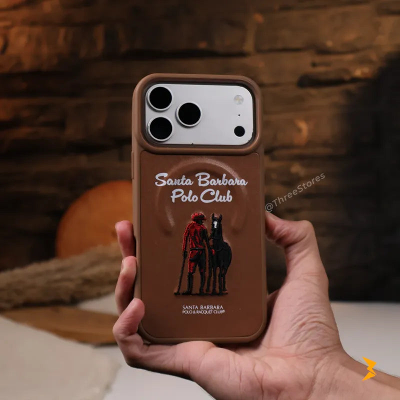 Santa Rawhide Leather Case iPhone 17 Pro Max