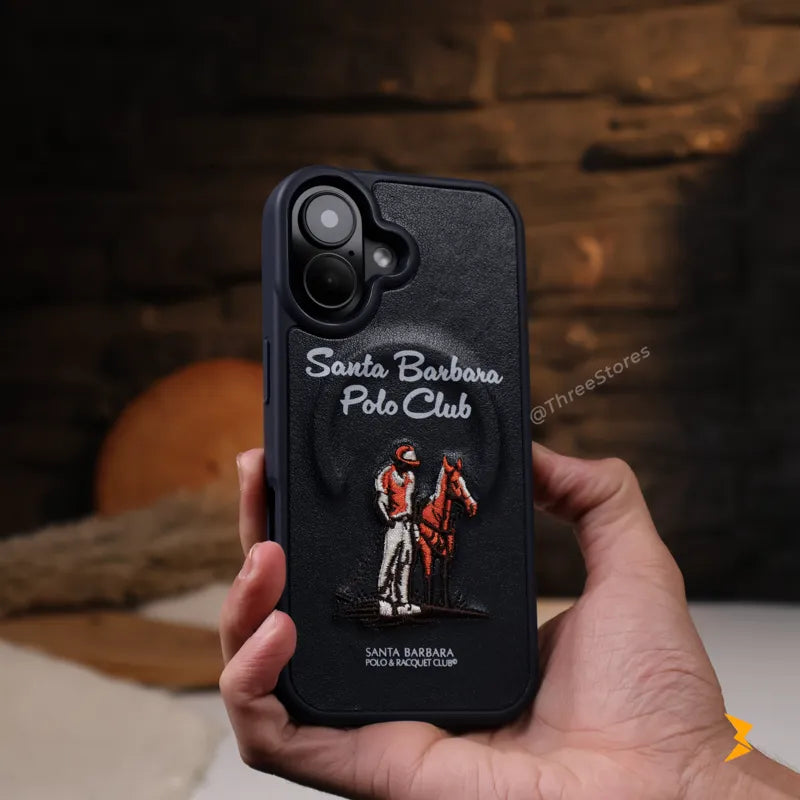 Santa Rawhide Leather Case iPhone 17