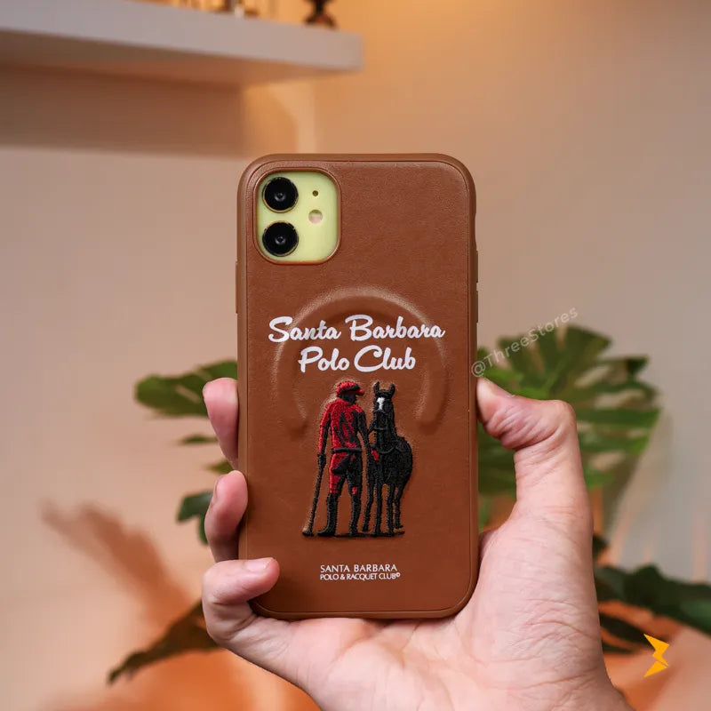 Santa Rawhide Leather Case iPhone 12/12 Pro