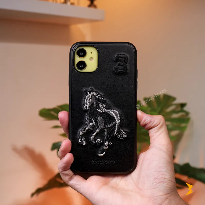Santa Rawhide Leather Case iPhone 12/12 Pro