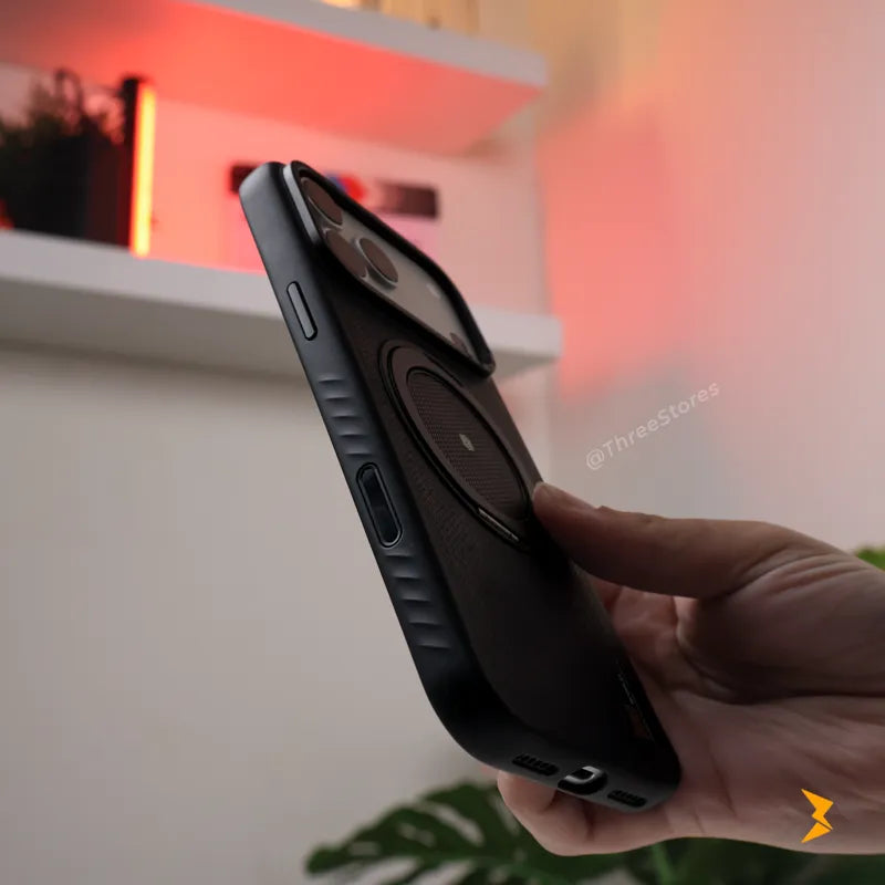 LENYES Aramid X Stand Magsafe Case iPhone 17 Pro Max