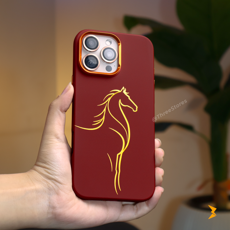 Horse Line Carbon Magsafe Case iPhone 16 Pro Max