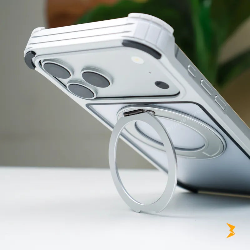Edge Lock Stand Magsafe Metal Case iPhone 17 Pro Max