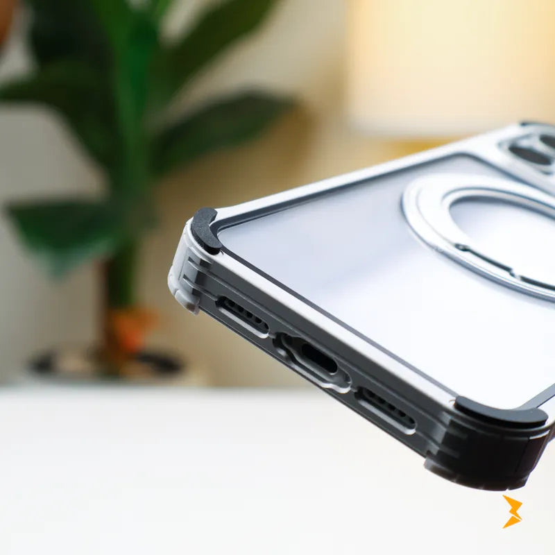Edge Lock Stand Magsafe Metal Case iPhone 17 Pro Max