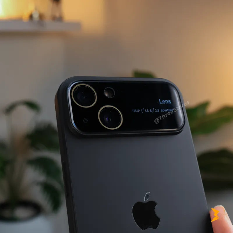 Black Out TPU Camera Protection Case iPhone 13/14