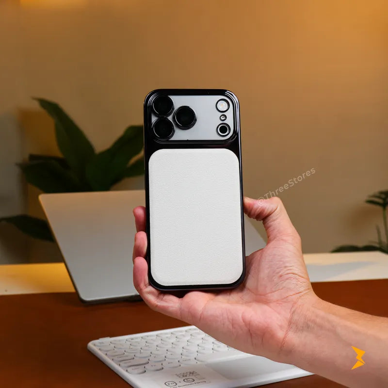 Executive Leather Camera Protection Case iPhone 17 Pro Max