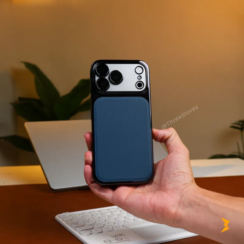 Executive Leather Camera Protection Case iPhone 17 Pro Max