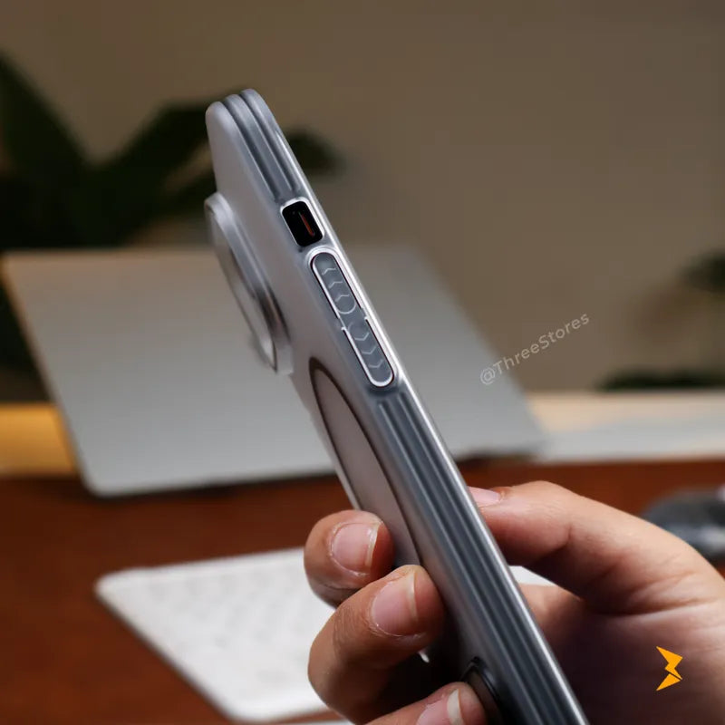 Polar Frosted Stand Magsafe Case iPhone 15