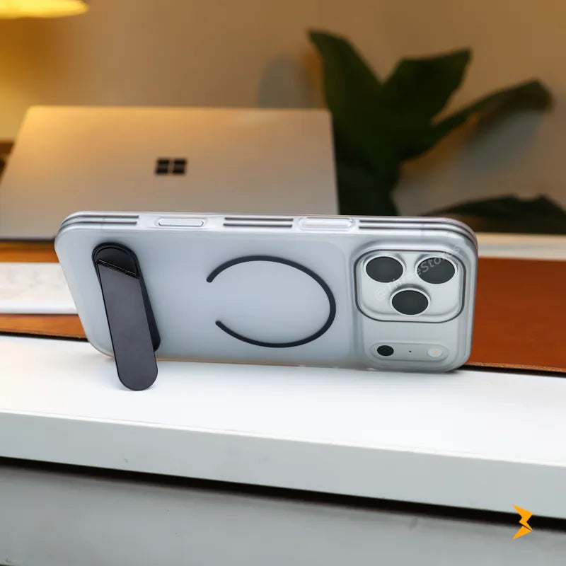 Polar Frosted Stand Magsafe Case iPhone 17 Pro Max