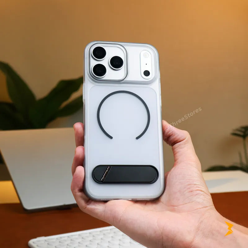 Polar Frosted Stand Magsafe Case iPhone 17 Pro Max