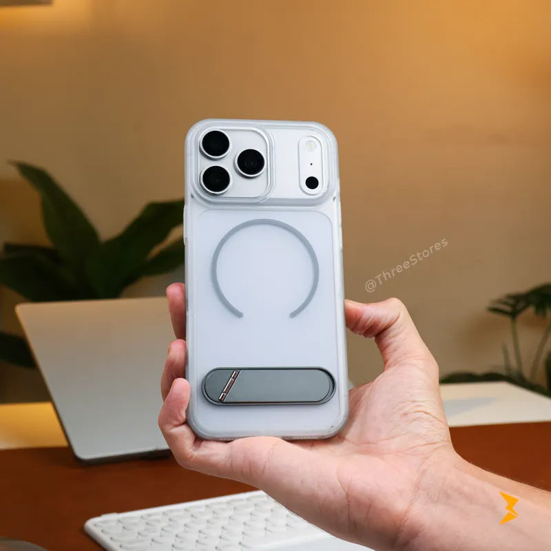 Polar Frosted Stand Magsafe Case iPhone 17 Pro Max