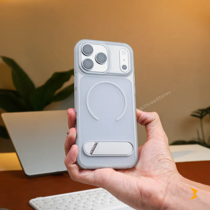 Polar Frosted Stand Magsafe Case iPhone 17 Pro Max