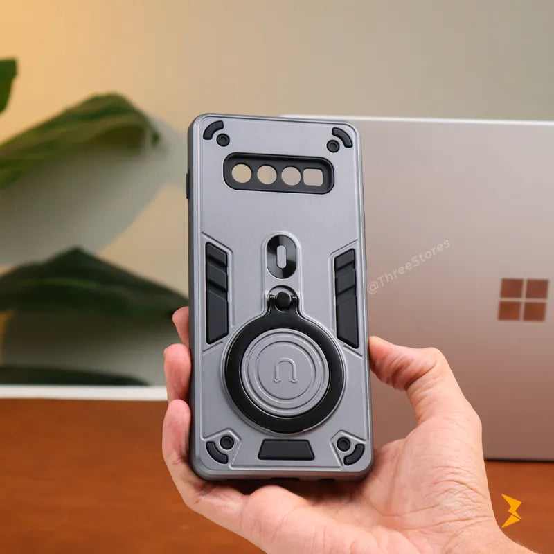 Tactical Stand Ring Case Samsung S10 Plus