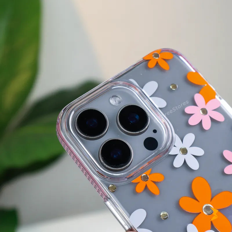 Floral TPU Magsafe Case iPhone 16 Pro Max