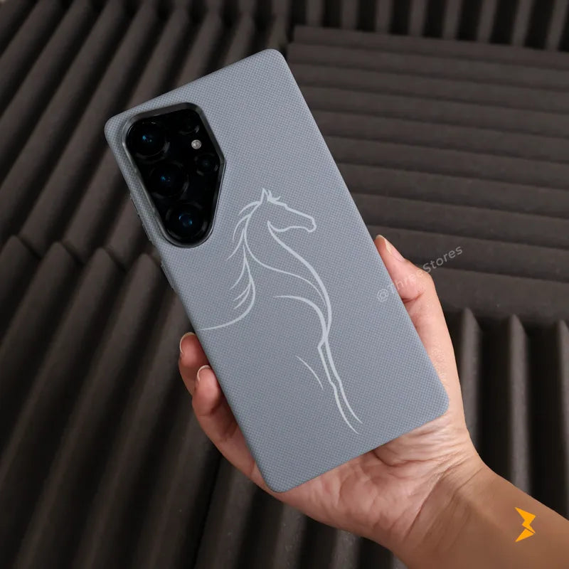 Horse Line Carbon Magsafe Case Samsung S24 Ultra