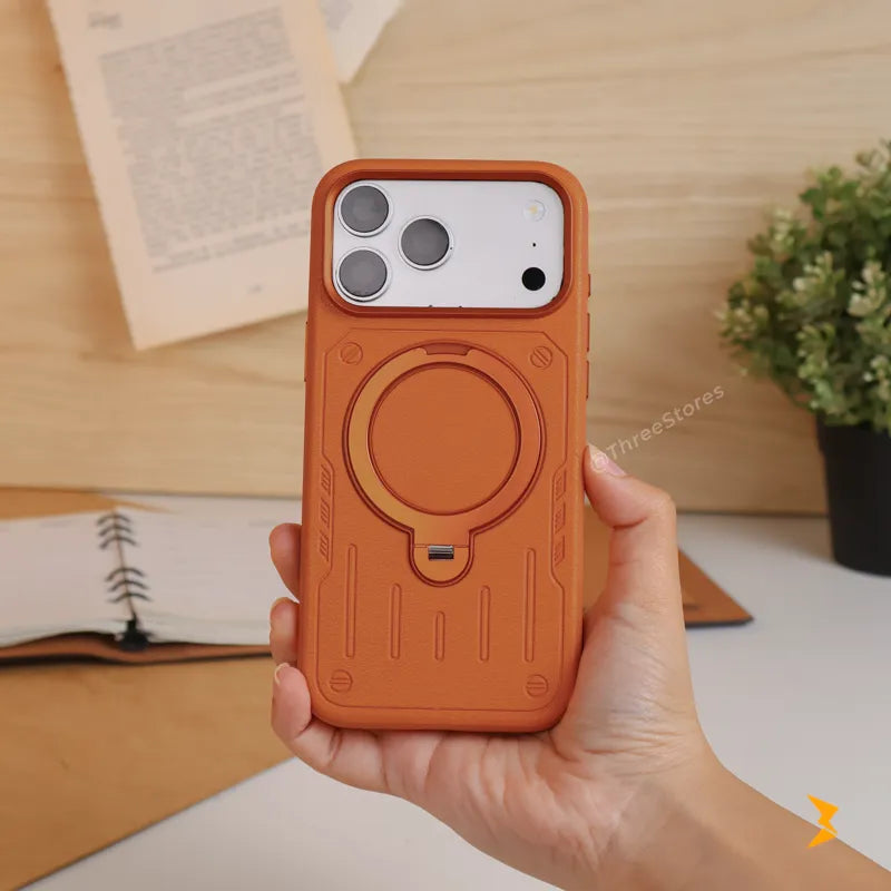 LeatherX Stand Magsafe Case iPhone 17 Max