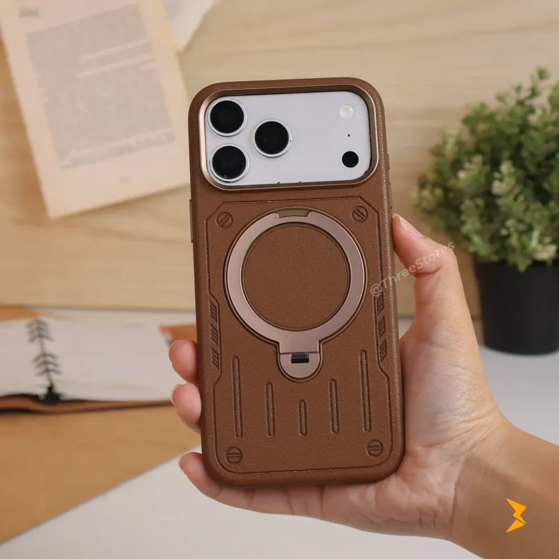 LeatherX Stand Magsafe Case iPhone 17 Max