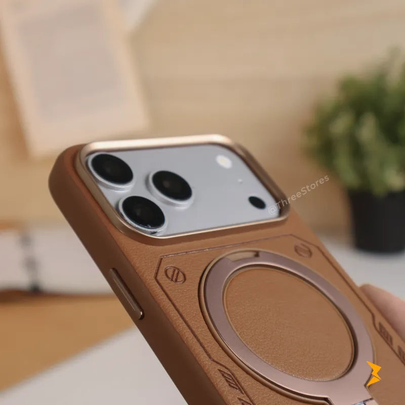 LeatherX Stand Magsafe Case iPhone 17 Max