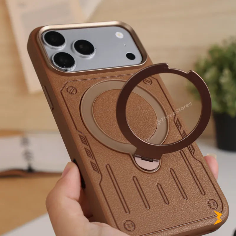 LeatherX Stand Magsafe Case iPhone 17 Max