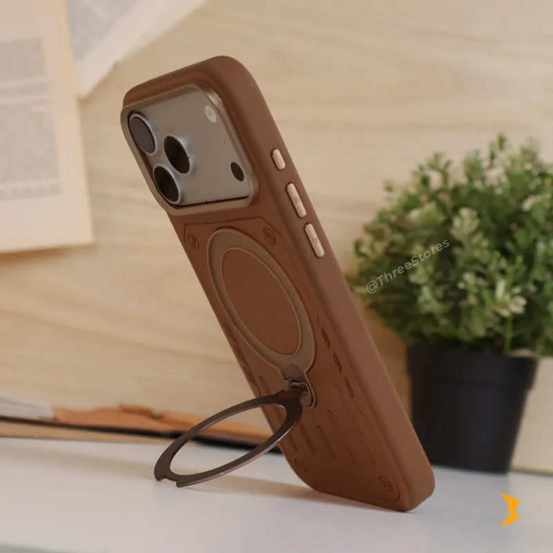 LeatherX Stand Magsafe Case iPhone 17 Max