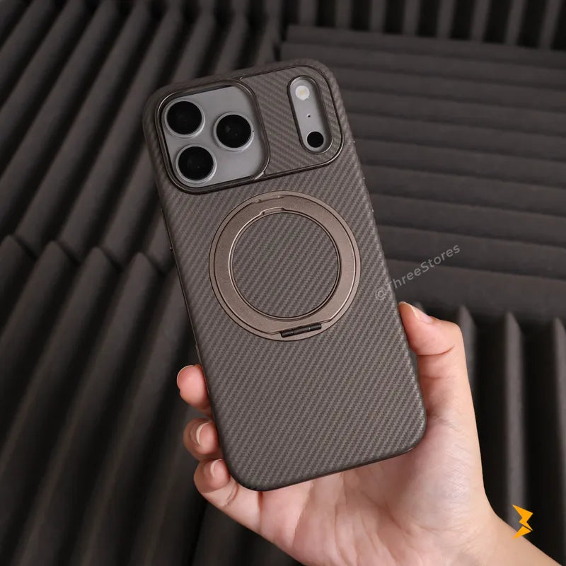 NeXForge Carbon Magsafe Stand Case iPhone 17 Pro Max