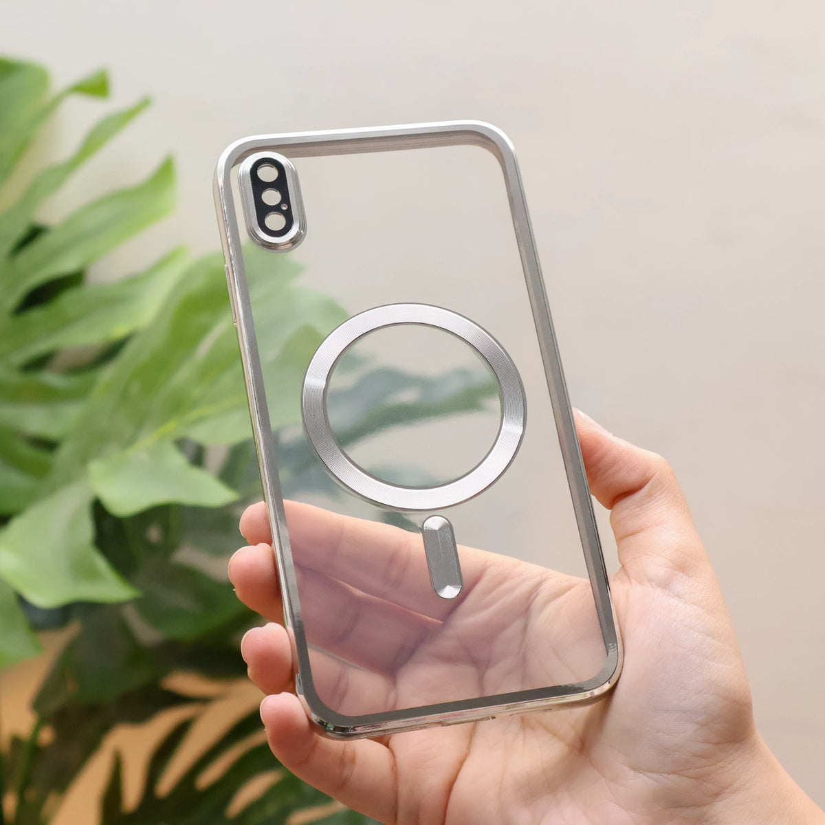 Glossy Magsafe Camera Protection Case iPhone X