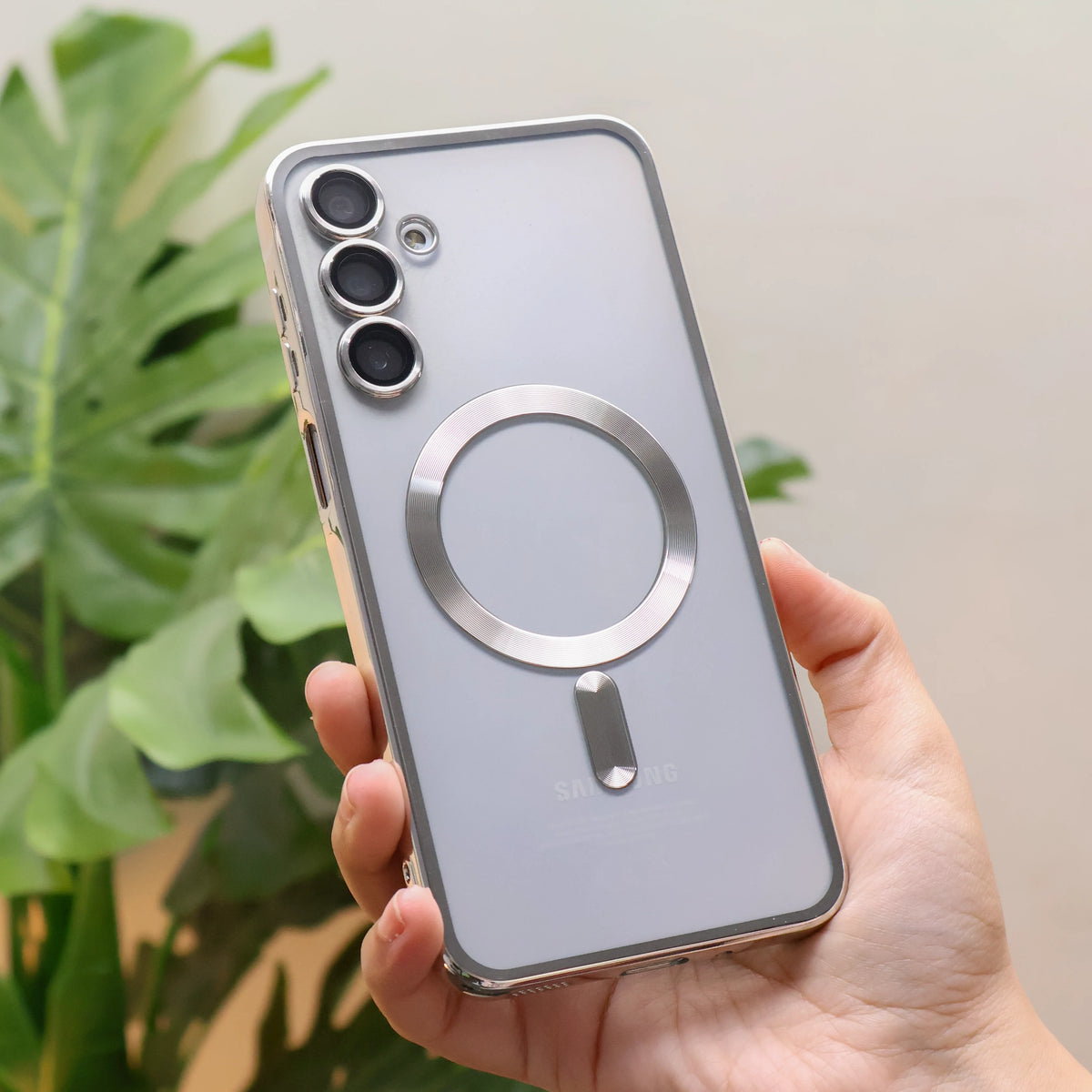 Glossy Magsafe Camera Protection Case Samsung A14