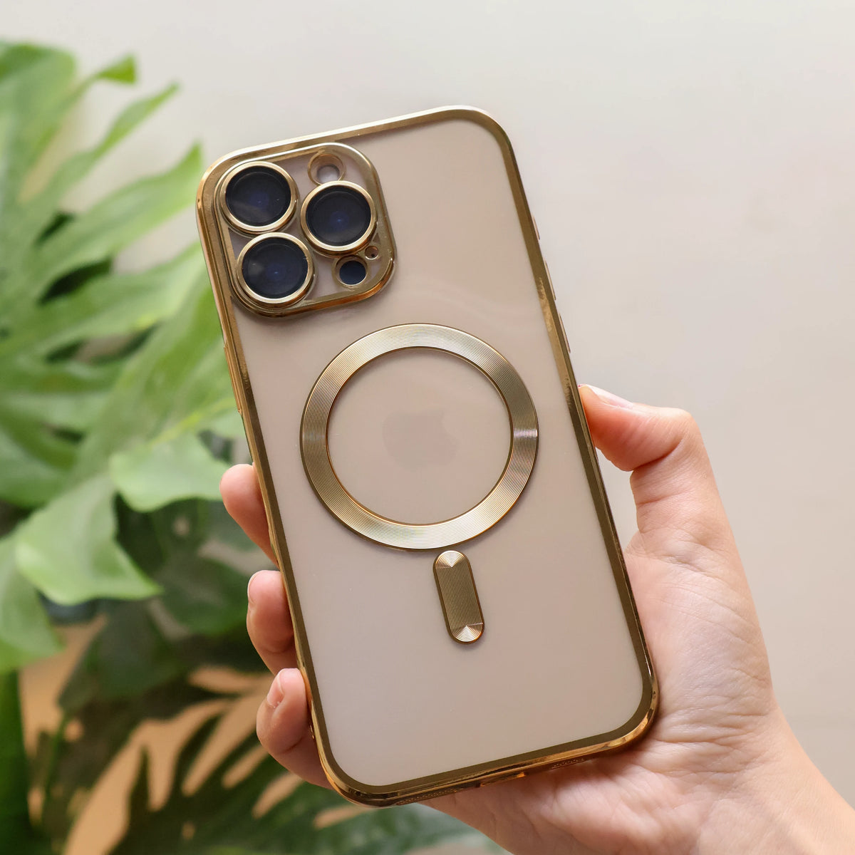 Glossy Magsafe Camera Protectionb Case iPhone 15 Pro Max