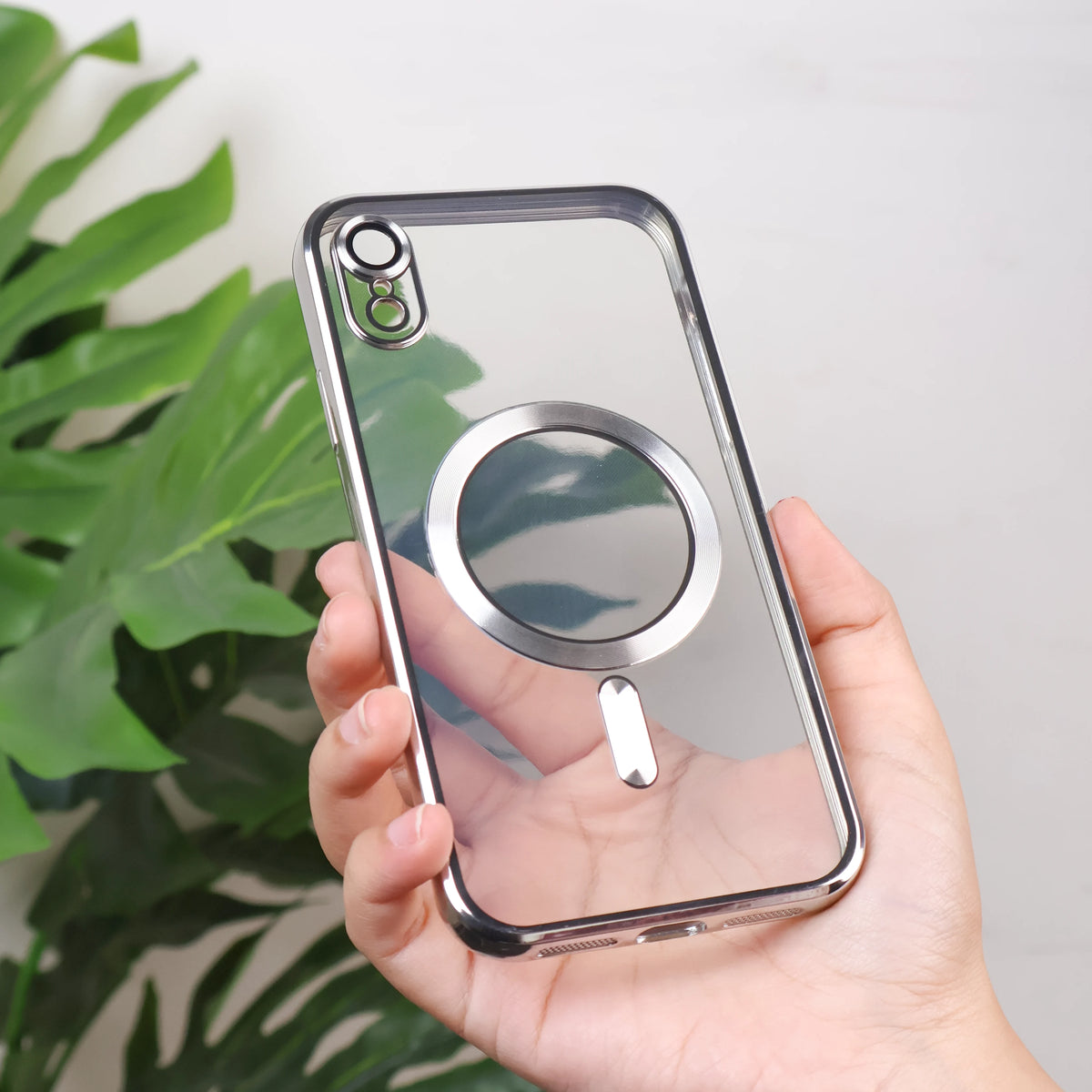 Glossy Magsafe Camera Protection Case iPhone XR